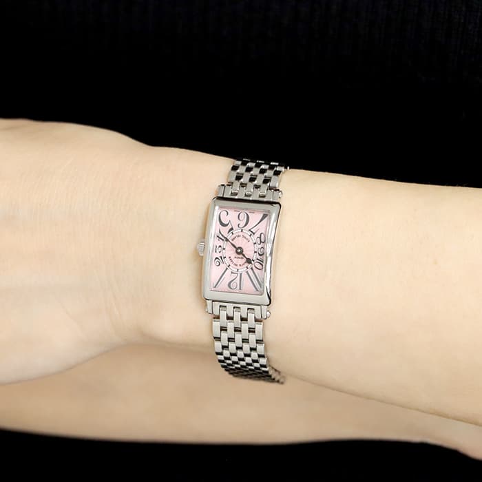 FRANCK MULLER フランク・ミュラー ロングアイランド プティ 802QZ ピンク 28