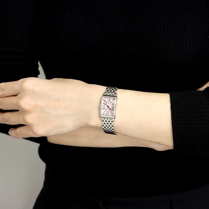 FRANCK MULLER フランク・ミュラー ロングアイランド プティ 802QZ ピンク 29