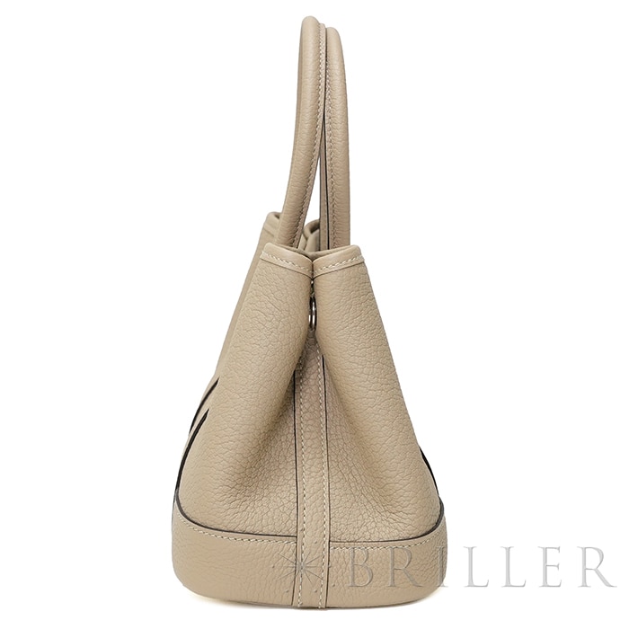 HERMES エルメス ガーデンパーティ ネオ・ガーデン ネゴンダ ベージュマルファ シルバー金具 10
