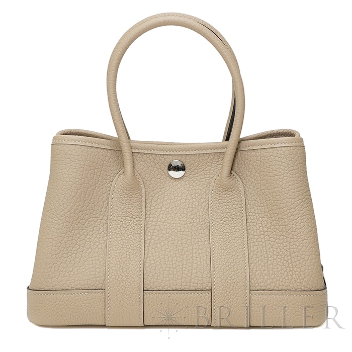 HERMES エルメス ガーデンパーティ ネオ・ガーデン ネゴンダ ベージュマルファ シルバー金具 1