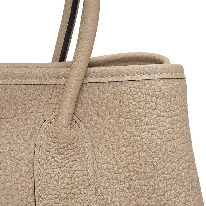 HERMES エルメス ガーデンパーティ ネオ・ガーデン ネゴンダ ベージュマルファ シルバー金具 22
