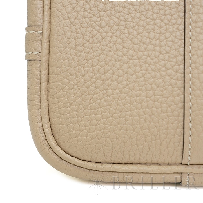 HERMES エルメス ガーデンパーティ ネオ・ガーデン ネゴンダ ベージュマルファ シルバー金具 28