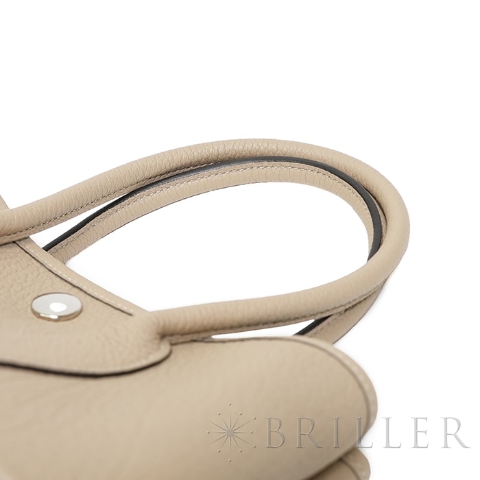 HERMES エルメス ガーデンパーティ ネオ・ガーデン ネゴンダ ベージュマルファ シルバー金具 6