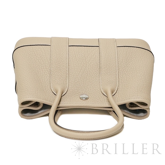 HERMES エルメス ガーデンパーティ ネオ・ガーデン ネゴンダ ベージュマルファ シルバー金具 8