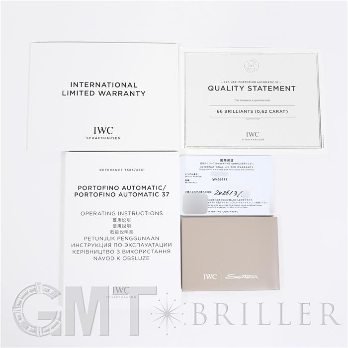 IWC インターナショナルウォッチカンパニー ポートフィノ オートマティック 37 IW458111 4