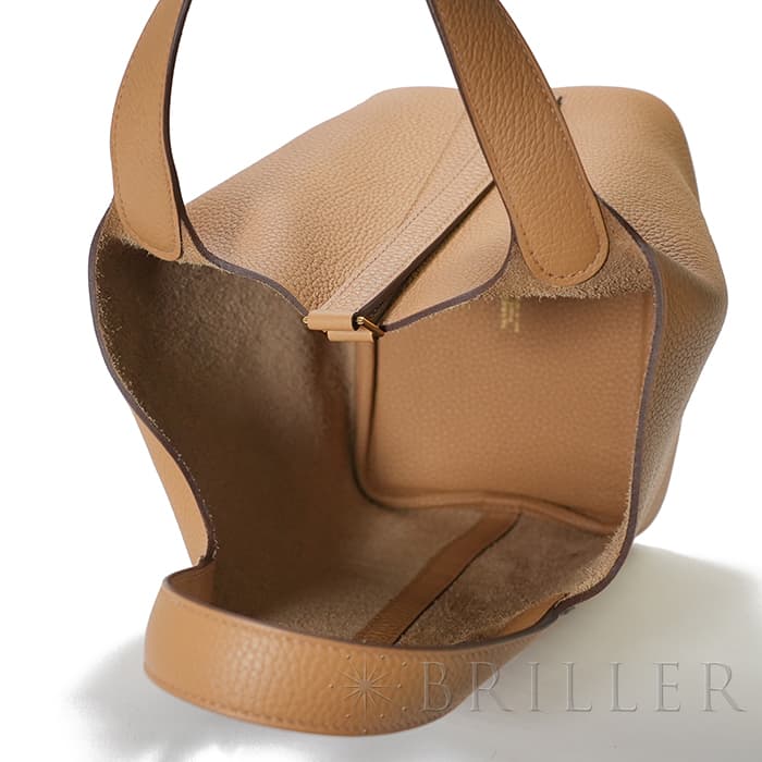 HERMES エルメス ピコタン ロック PM トリヨンクレマンス ビスキュイ ゴールド金具 10