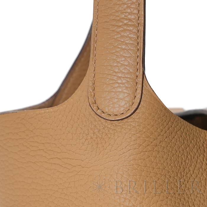 HERMES エルメス ピコタン ロック PM トリヨンクレマンス ビスキュイ ゴールド金具 17