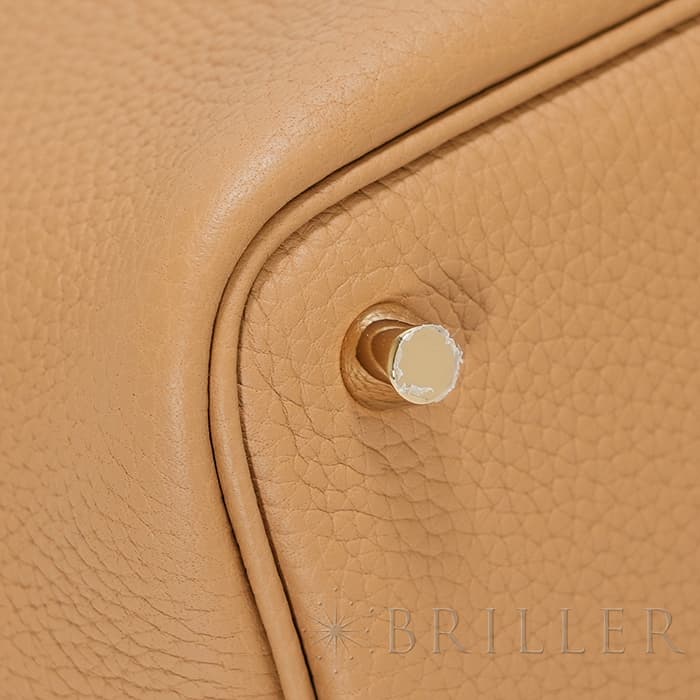 HERMES エルメス ピコタン ロック PM トリヨンクレマンス ビスキュイ ゴールド金具 21