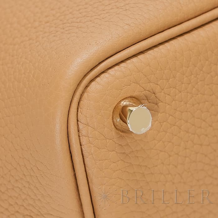 HERMES エルメス ピコタン ロック PM トリヨンクレマンス ビスキュイ ゴールド金具 23