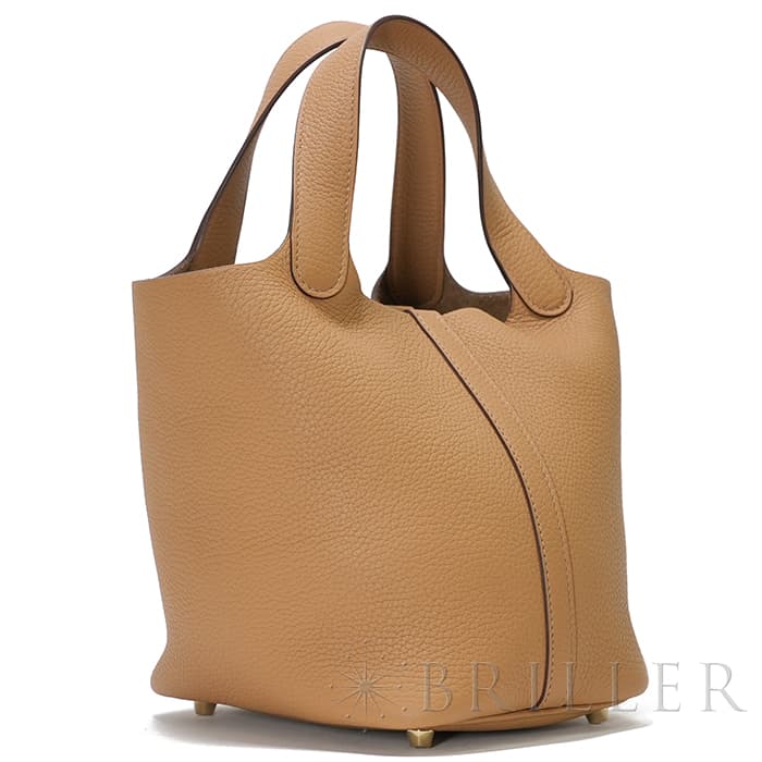 HERMES エルメス ピコタン ロック PM トリヨンクレマンス ビスキュイ ゴールド金具 26