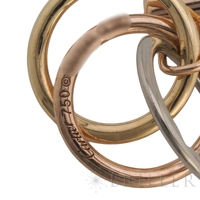 CARTIER カルティエ トリニティ ピアス イエローゴールド ピンクゴールド ホワイトゴールド ダイヤモンド CRB8043200 10