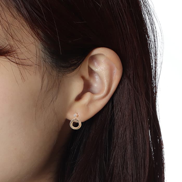 CARTIER カルティエ トリニティ ピアス イエローゴールド ピンクゴールド ホワイトゴールド ダイヤモンド CRB8043200 13