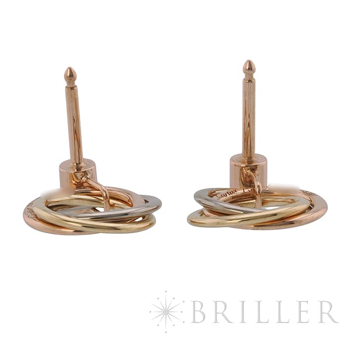 CARTIER カルティエ トリニティ ピアス イエローゴールド ピンクゴールド ホワイトゴールド ダイヤモンド CRB8043200 4