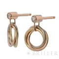 CARTIER カルティエ トリニティ ピアス イエローゴールド ピンクゴールド ホワイトゴールド ダイヤモンド CRB8043200 5