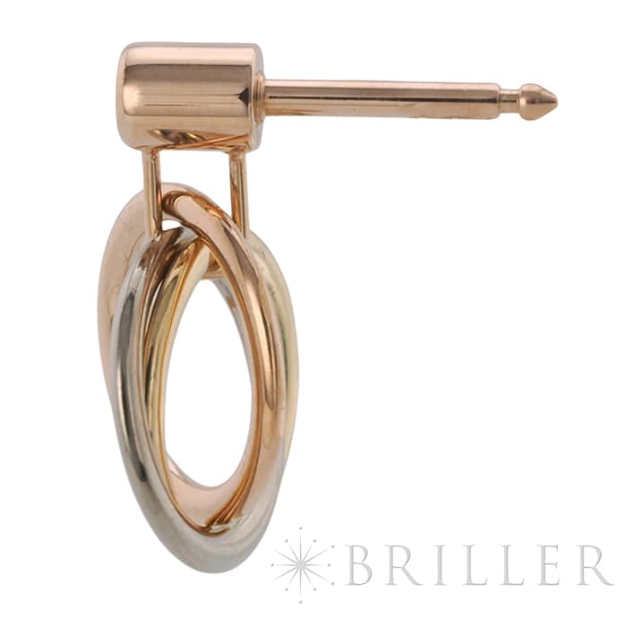 CARTIER カルティエ トリニティ ピアス イエローゴールド ピンクゴールド ホワイトゴールド ダイヤモンド CRB8043200 7