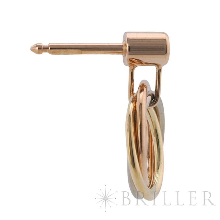 CARTIER カルティエ トリニティ ピアス イエローゴールド ピンクゴールド ホワイトゴールド ダイヤモンド CRB8043200 8