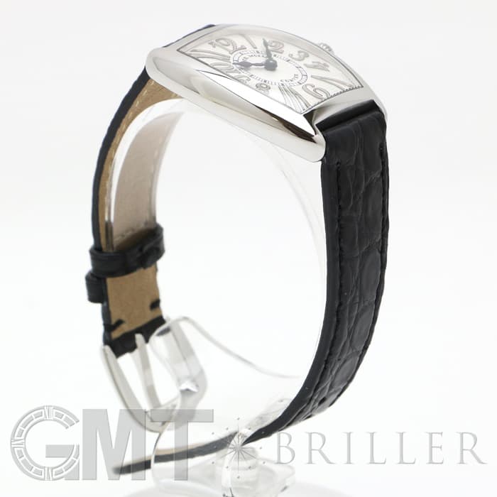 FRANCK MULLER フランク・ミュラー トノーカーべックス 1752QZ REL V-R  アンサンブル シルバー ブラックレザー 18