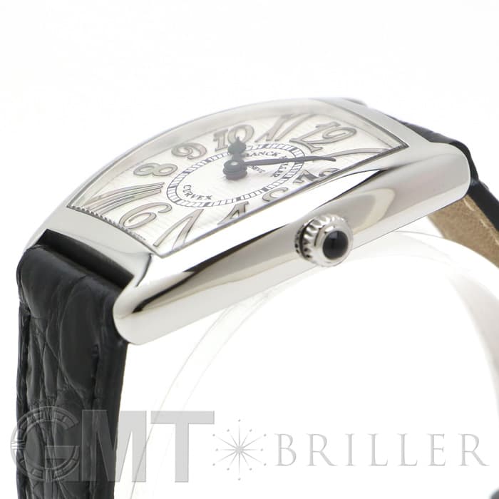 FRANCK MULLER フランク・ミュラー トノーカーべックス 1752QZ REL V-R  アンサンブル シルバー ブラックレザー 19