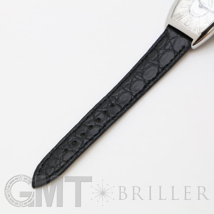 FRANCK MULLER フランク・ミュラー トノーカーべックス 1752QZ REL V-R  アンサンブル シルバー ブラックレザー 24