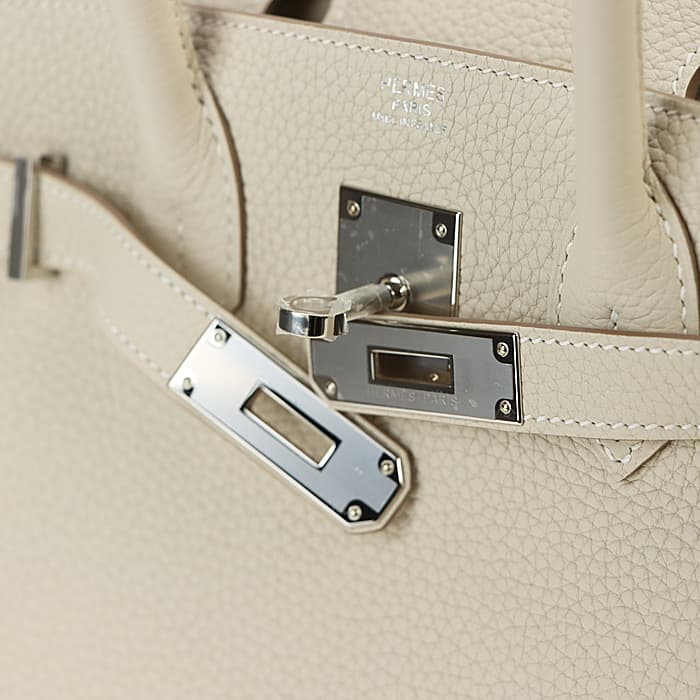 新品)HERMES エルメス バーキン 30 トリヨンクレマンス クレ シルバー 新品)HERMES エルメス バーキン 30 トリヨンクレマンス クレ シルバー