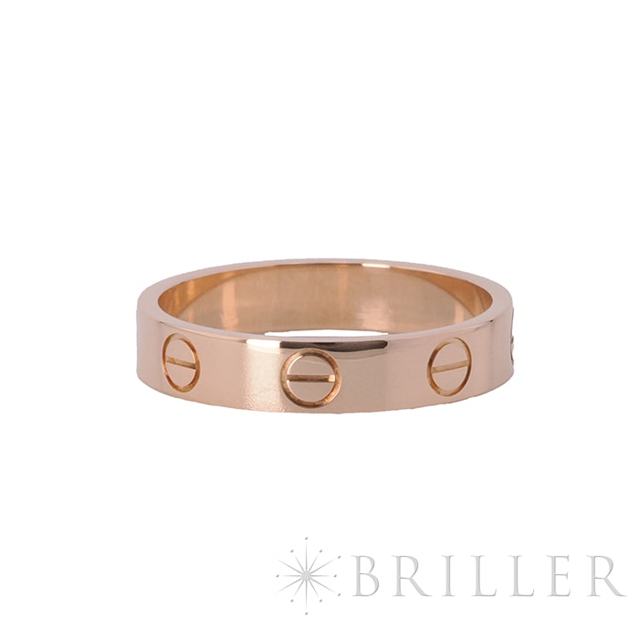 CARTIER カルティエ ラブ リング スモールモデル ピンクゴールド 11号 B4085251 9