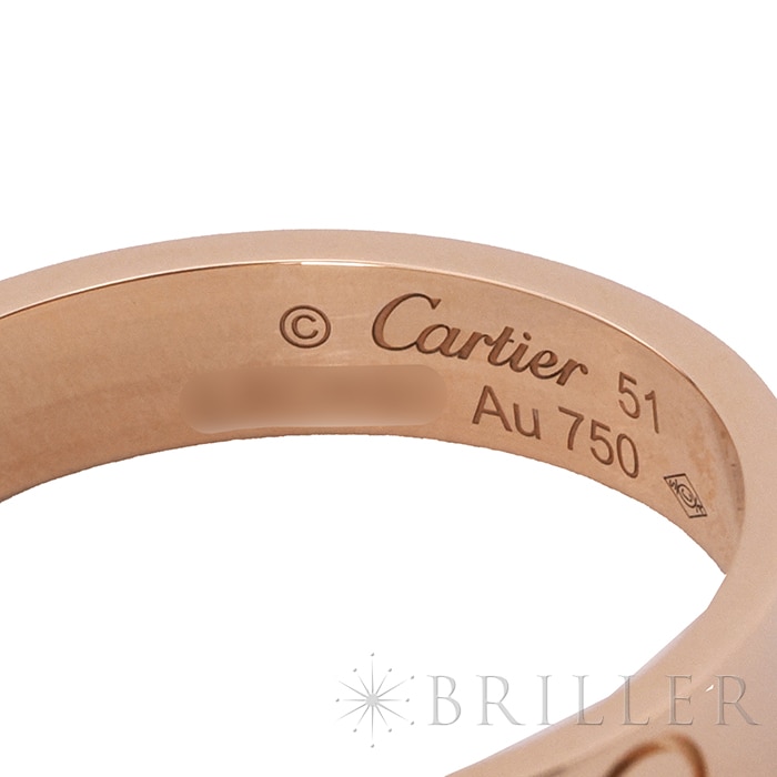 CARTIER カルティエ ラブ リング スモールモデル ピンクゴールド 11号 B4085251 10