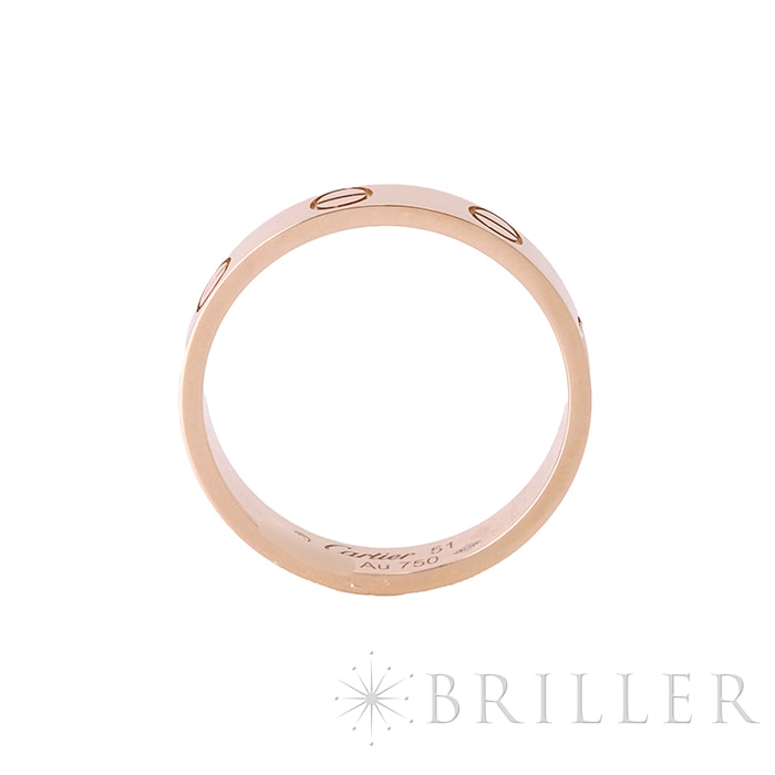 CARTIER カルティエ ラブ リング スモールモデル ピンクゴールド 11号 B4085251 3