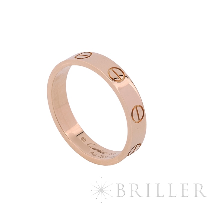 CARTIER カルティエ ラブ リング スモールモデル ピンクゴールド 11号 B4085251 4