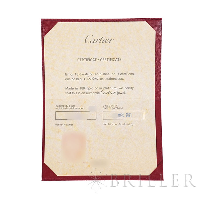CARTIER カルティエ ラブ リング スモールモデル ピンクゴールド 11号 B4085251 7