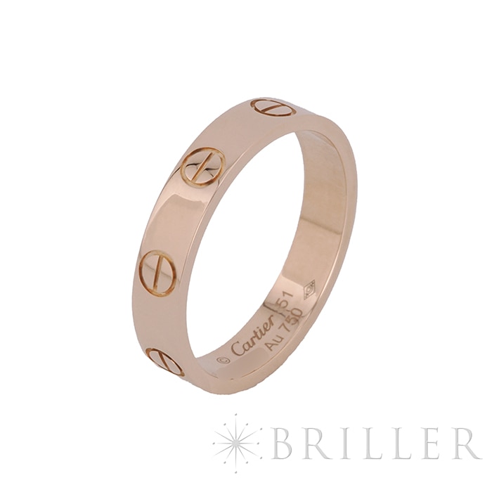 CARTIER カルティエ ラブ リング スモールモデル ピンクゴールド 11号 B4085251 8