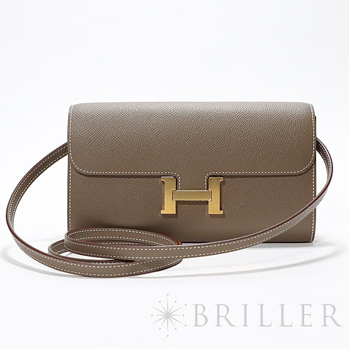 HERMES エルメス コンスタンス トゥーゴー エプソン エトゥープ ゴールド金具 メイン