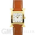HERMES エルメス Hウォッチ HH1.201.131/VBA 036734WW00  Hウォッチゴールドプレーテッド ナチュラルブラウン メイン