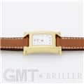 HERMES エルメス Hウォッチ HH1.201.131/VBA 036734WW00  Hウォッチゴールドプレーテッド ナチュラルブラウン 16