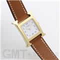 HERMES エルメス Hウォッチ HH1.201.131/VBA 036734WW00  Hウォッチゴールドプレーテッド ナチュラルブラウン 19