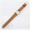 HERMES エルメス Hウォッチ HH1.201.131/VBA 036734WW00  Hウォッチゴールドプレーテッド ナチュラルブラウン 22