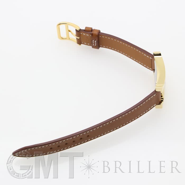 HERMES エルメス Hウォッチ HH1.201.131/VBA 036734WW00  Hウォッチゴールドプレーテッド ナチュラルブラウン 28