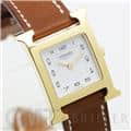HERMES エルメス Hウォッチ HH1.201.131/VBA 036734WW00  Hウォッチゴールドプレーテッド ナチュラルブラウン 4