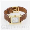 HERMES エルメス Hウォッチ HH1.201.131/VBA 036734WW00  Hウォッチゴールドプレーテッド ナチュラルブラウン 5