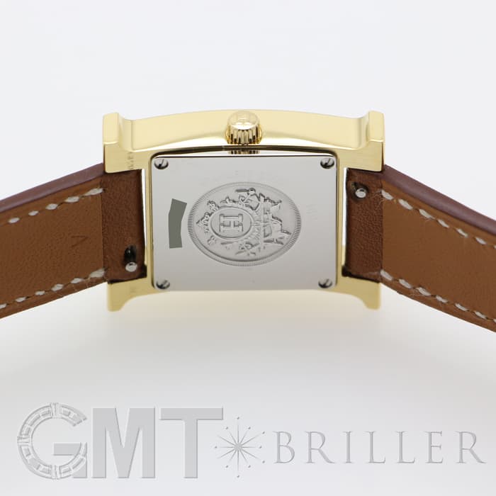 HERMES エルメス Hウォッチ HH1.201.131/VBA 036734WW00  Hウォッチゴールドプレーテッド ナチュラルブラウン 6