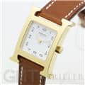 HERMES エルメス Hウォッチ HH1.201.131/VBA 036734WW00  Hウォッチゴールドプレーテッド ナチュラルブラウン 8
