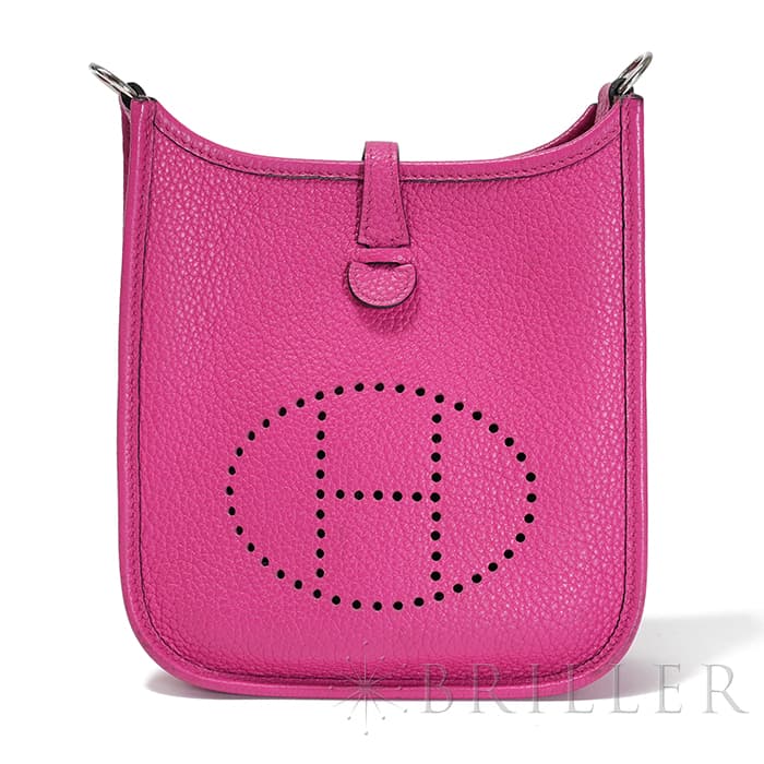 HERMES エルメス エヴリン アマゾン TPM トリヨンクレマンス ローズショッキング シルバー金具 12