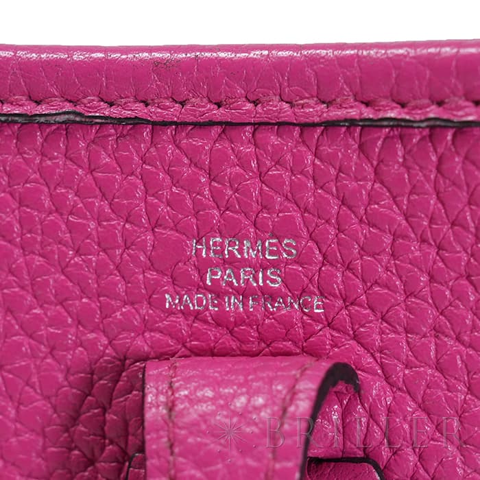 HERMES エルメス エヴリン アマゾン TPM トリヨンクレマンス ローズショッキング シルバー金具 18