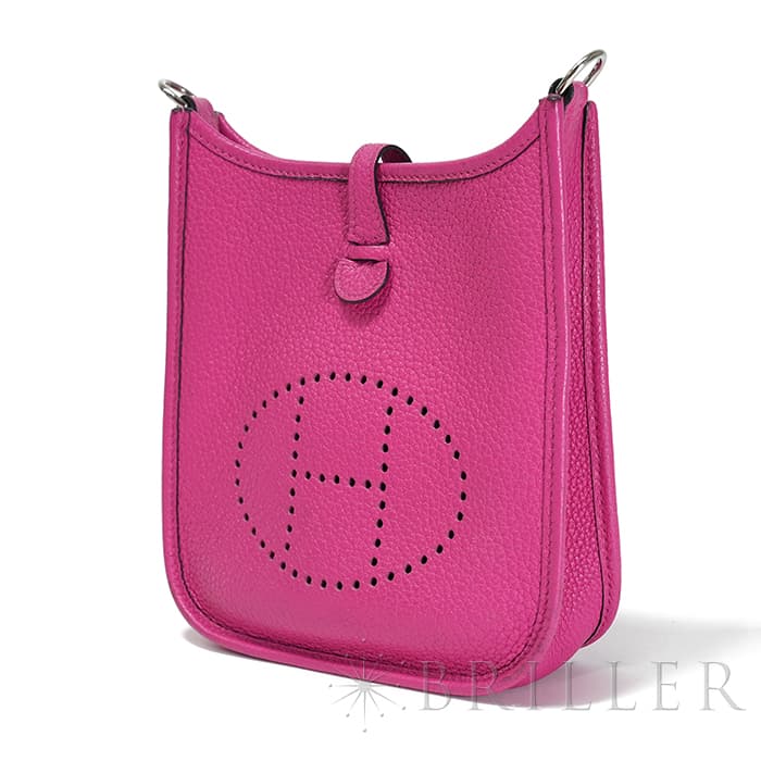 HERMES エルメス エヴリン アマゾン TPM トリヨンクレマンス ローズショッキング シルバー金具 19