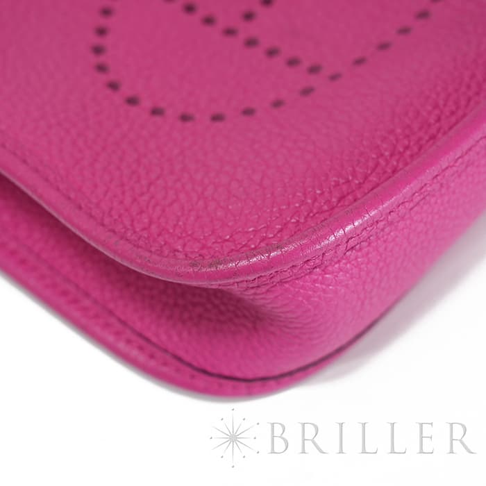 HERMES エルメス エヴリン アマゾン TPM トリヨンクレマンス ローズショッキング シルバー金具 20