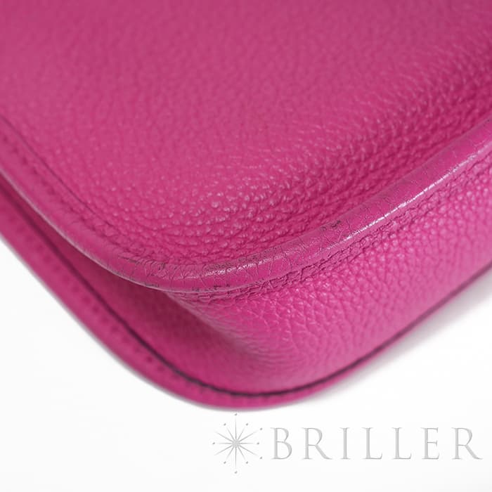 HERMES エルメス エヴリン アマゾン TPM トリヨンクレマンス ローズショッキング シルバー金具 22