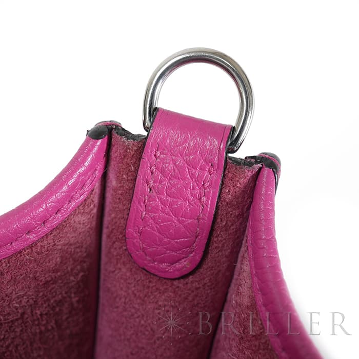 HERMES エルメス エヴリン アマゾン TPM トリヨンクレマンス ローズショッキング シルバー金具 25