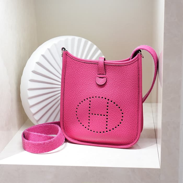 HERMES エルメス エヴリン アマゾン TPM トリヨンクレマンス ローズショッキング シルバー金具 2
