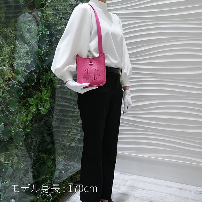 HERMES エルメス エヴリン アマゾン TPM トリヨンクレマンス ローズショッキング シルバー金具 29