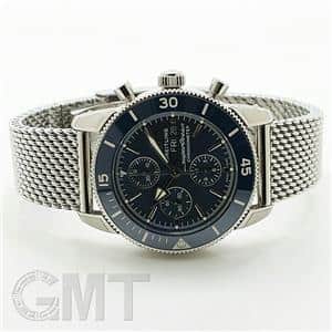 BREITLING ブライトリング スーパーオーシャンヘリテージ A13313161C1A1（A275C-1OCA）ヘリテージⅡ クロノグラフ ブルー SS ブレス