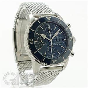 BREITLING ブライトリング スーパーオーシャンヘリテージ A13313161C1A1（A275C-1OCA）ヘリテージⅡ クロノグラフ ブルー SS ブレス